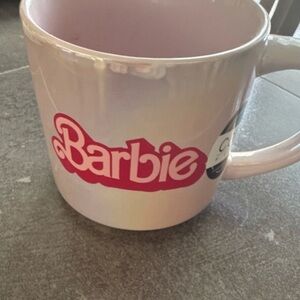 Mattel Barbie Pink Logo Ceramic Mug